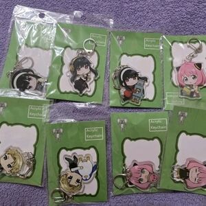 Spy x Family Anime Acrylic Keychain Lot of 8